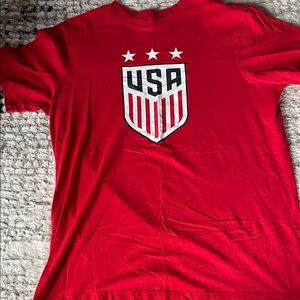 Nike Red USA Shield Men's Tee